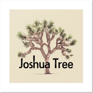 Joshua Tree Emblem - Classic California Desert Flora Art Posters and Art